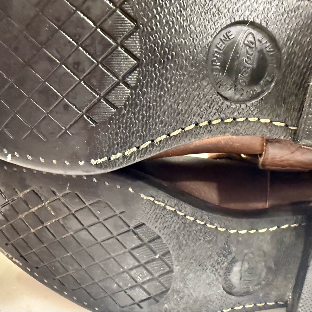 Frye Brown Leather Combat Boots - Picture 11 of 13